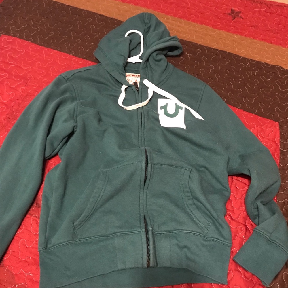 TRUE RELIGION JACKET GREEN LIKE NEW SIZE SMALL